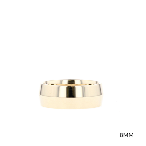 Polished Finish Yellow Gold Regular Men's Wedding Band 3 Polished Finish Yellow Gold Regular Men's Wedding Band 3
