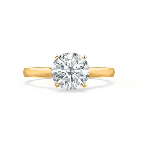 1.20 CT Round Shaped Moissanite Solitaire Engagement Ring 10 1.20 CT Round Shaped Moissanite Solitaire Engagement Ring 10
