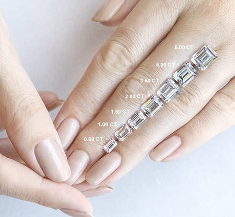 1.91 CT Emerald Cut Solitaire Hidden Halo Setting Moissanite Engagement Ring 13 1.91 CT Emerald Cut Solitaire Hidden Halo Setting Moissanite Engagement Ring 13