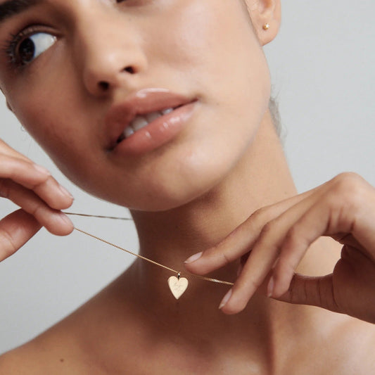 Engravable Heart Necklace
