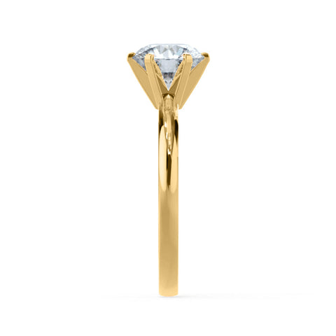 1.50 CT Round Shaped Moissanite Solitaire Engagement Ring 7 1.50 CT Round Shaped Moissanite Solitaire Engagement Ring 7