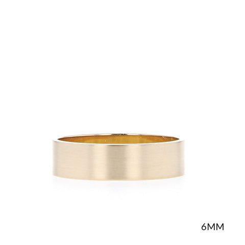 Satin-Finish Classic Yellow Gold Men's Band 1 Satin-Finish Classic Yellow Gold Men's Band 1