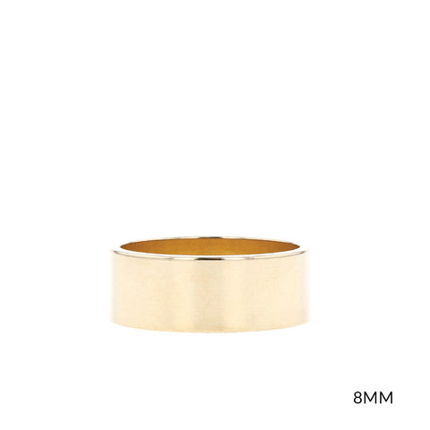 Satin-Finish Classic Yellow Gold Men's Band 4 Satin-Finish Classic Yellow Gold Men's Band 4