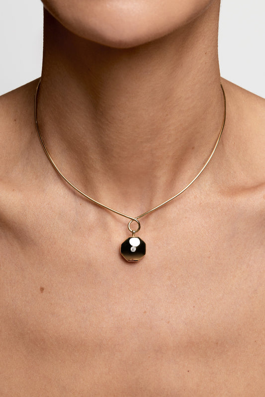 Omega Loop Necklace | 925 Sterling Silver, Customise
