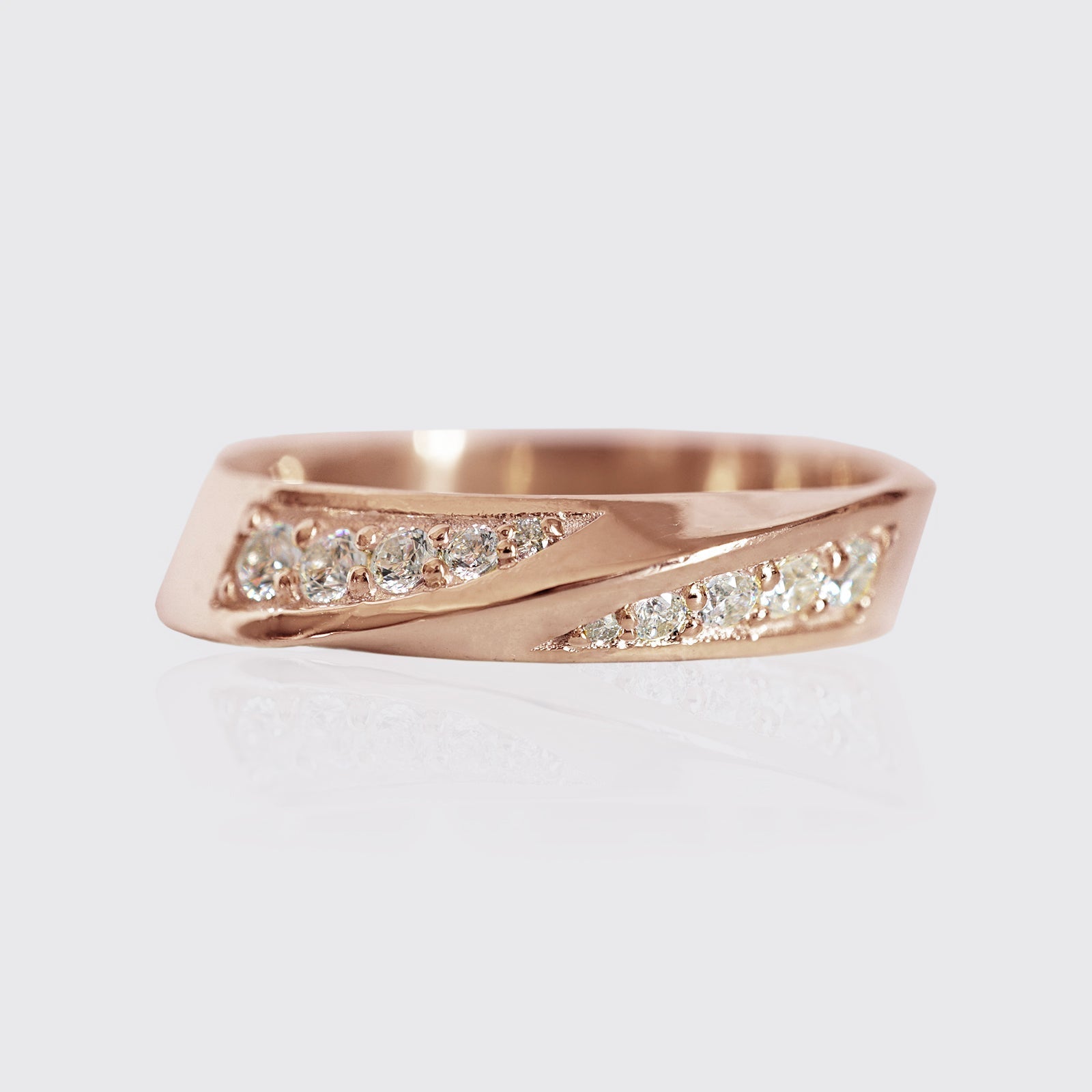 Spiral Classic Wedding Band For Men 4 Spiral Classic Wedding Band For Men 4