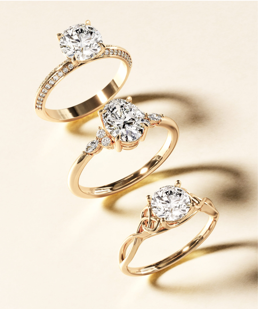 Moissanite Rings