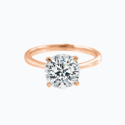 1.50 CT Round Shaped Moissanite Solitaire Engagement Ring 5