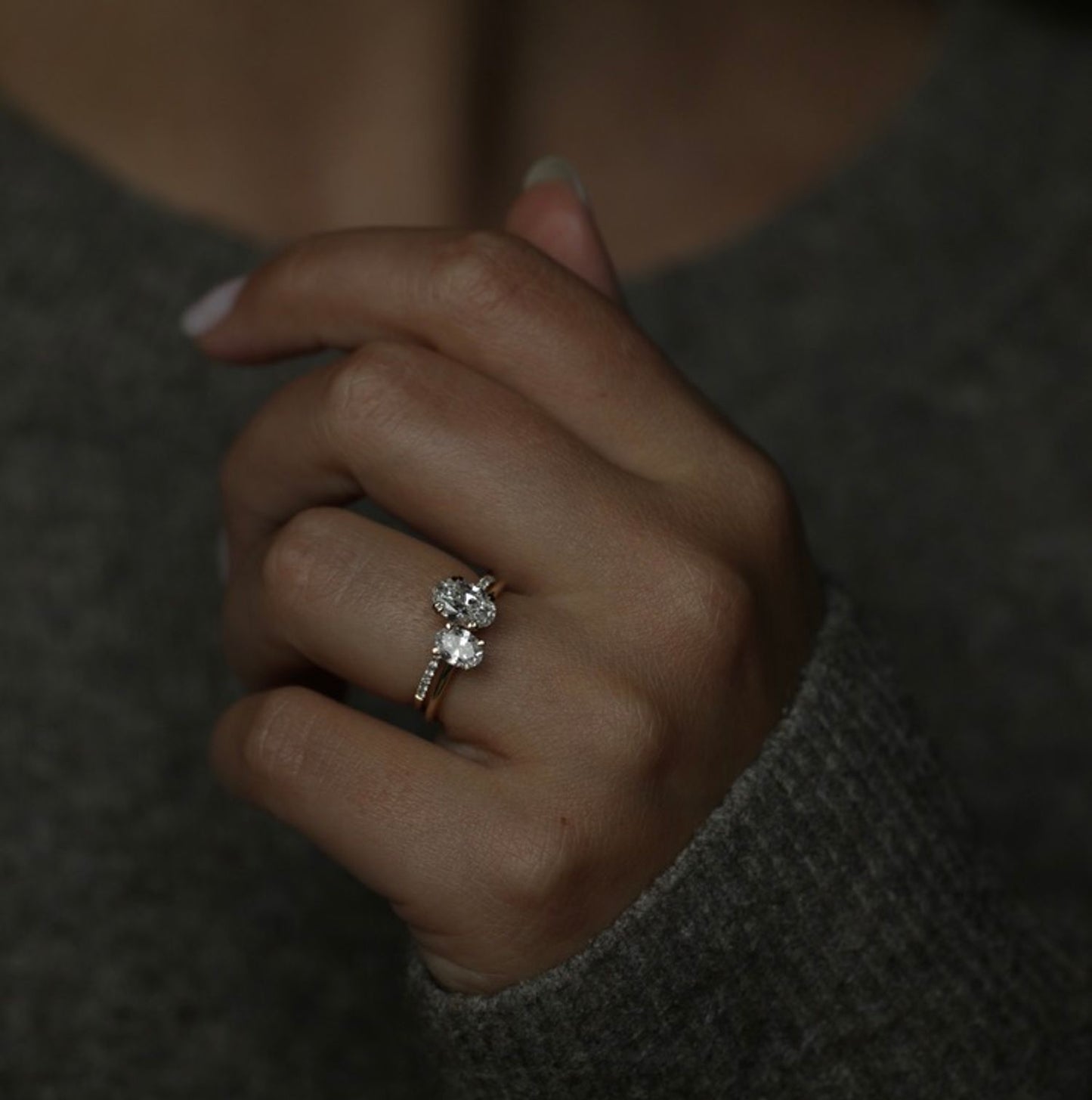 Oval Solitaire Lab Grown Diamond Engagement Ring