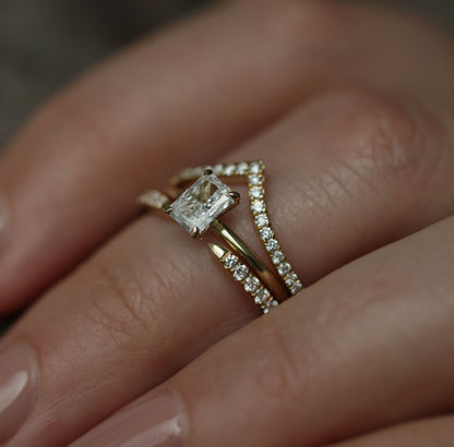 Radiant Solitaire Lab Grown Diamond Engagement Ring