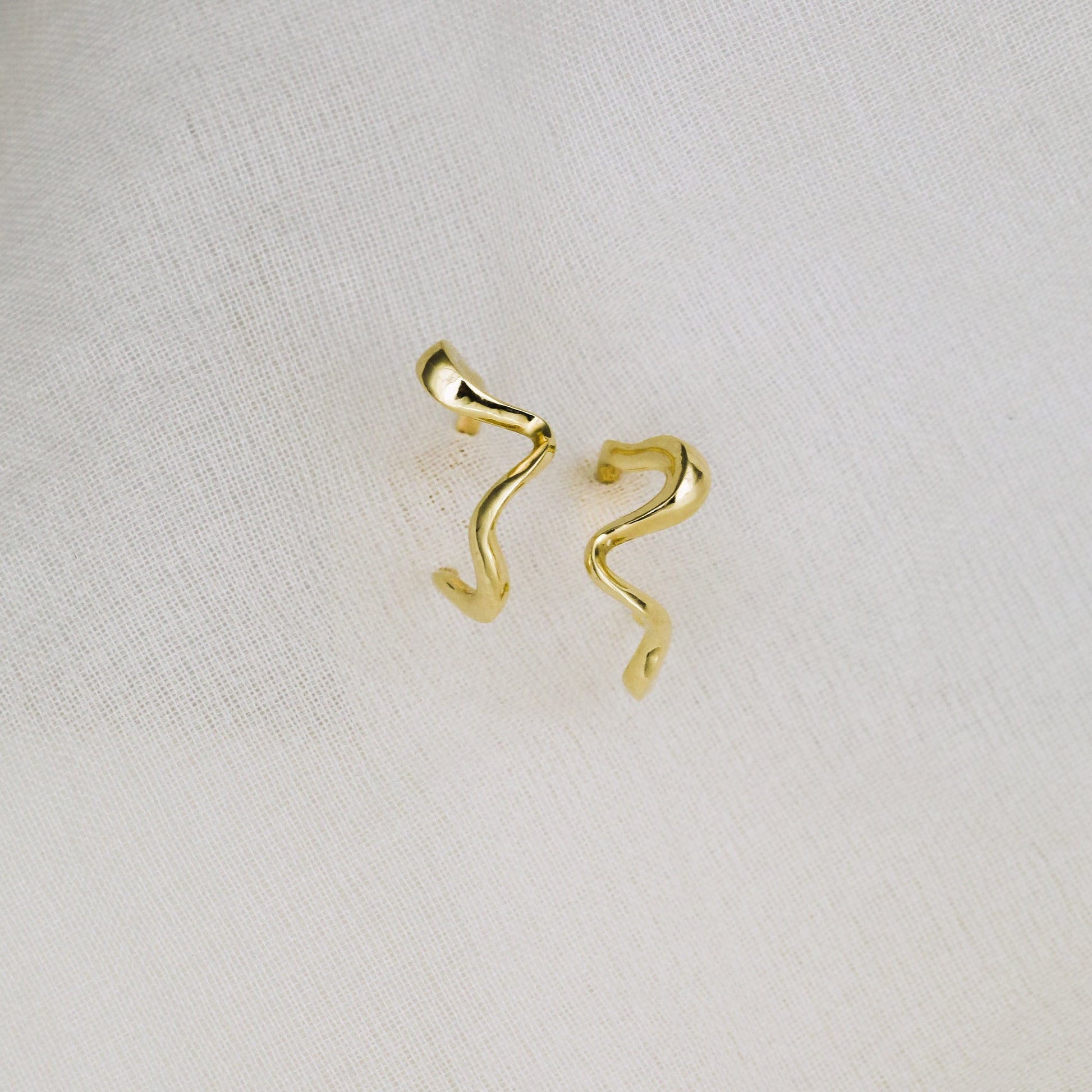 Wave Huggies Earrings