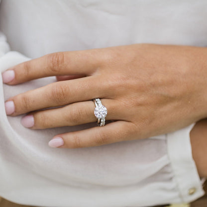 Round Solitaire Lab Grown Diamond Engagement Ring