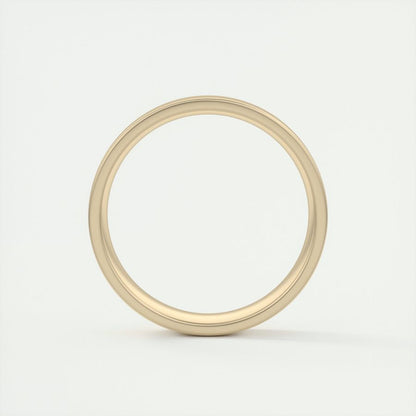 Classic Satin-Finish Yellow Gold Men's Band 4