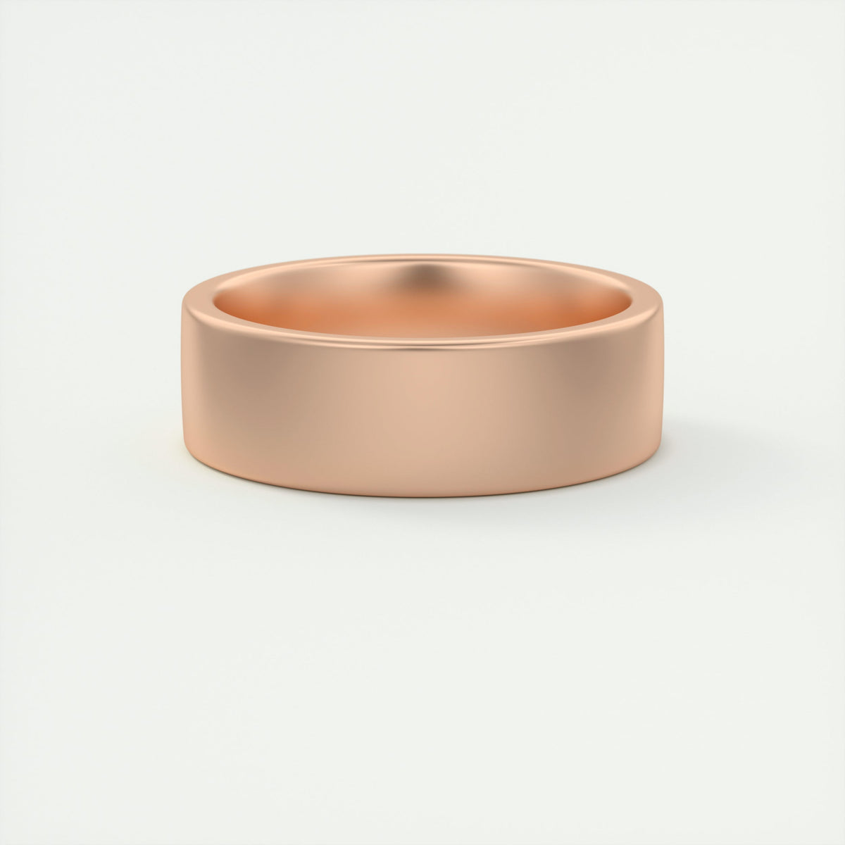 Satin-Finish Rose Gold Regular Men's Band 1