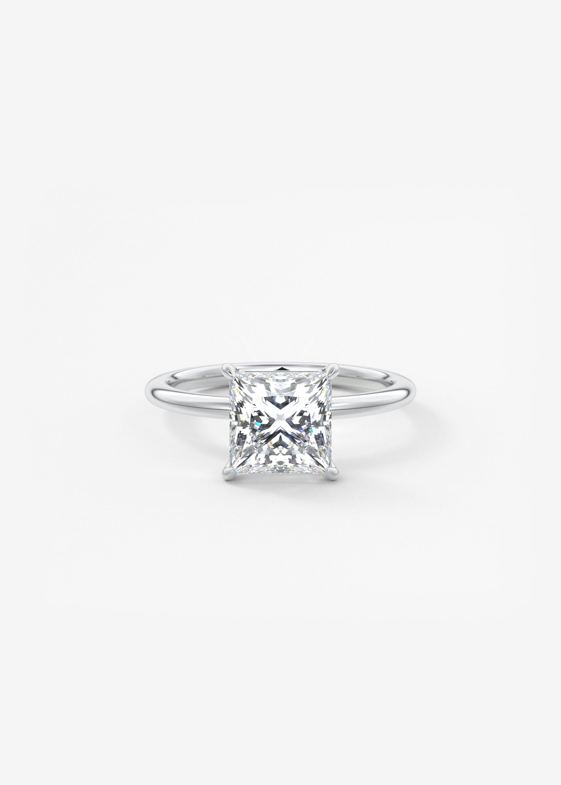 Princess Solitaire Lab Grown Diamond Engagement Ring