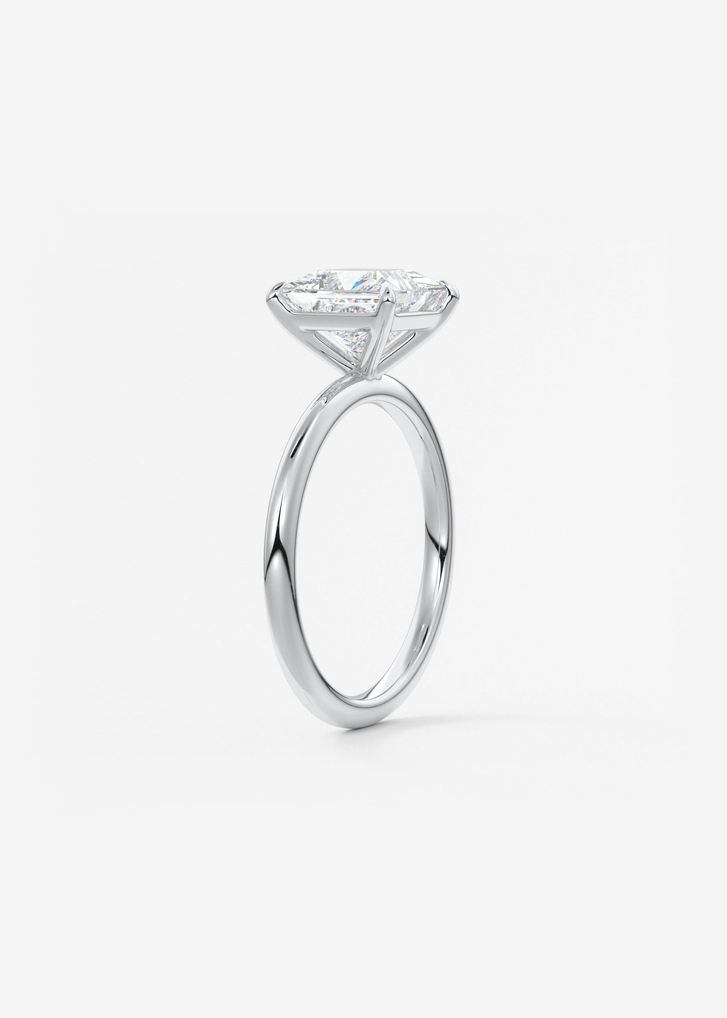Princess Solitaire Lab Grown Diamond Engagement Ring