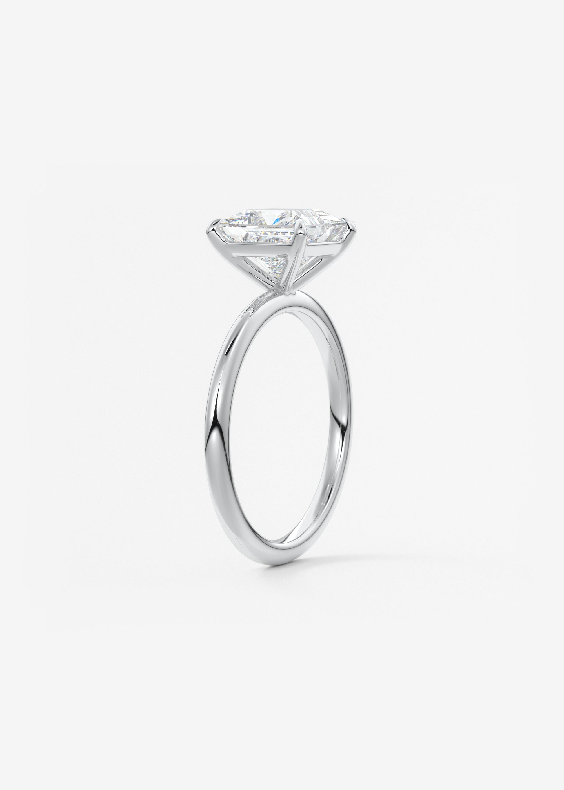 Princess Solitaire Lab Grown Diamond Engagement Ring