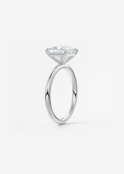 Princess Solitaire Lab Grown Diamond Engagement Ring