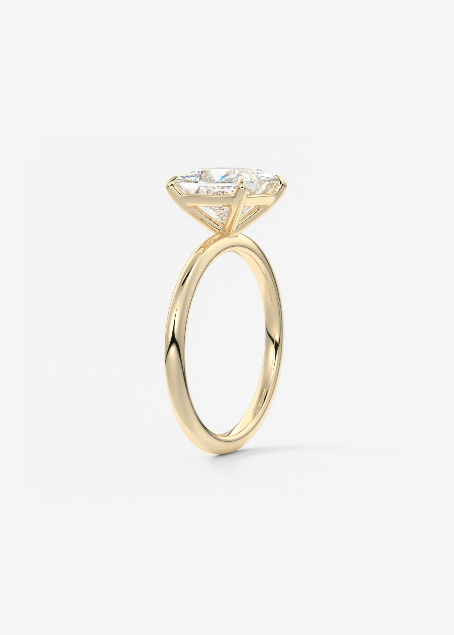 Princess Solitaire Lab Grown Diamond Engagement Ring