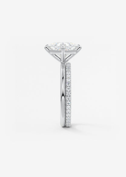 Princess Solitaire Lab Grown Diamond Engagement Ring