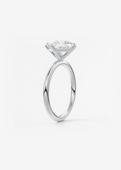Princess Solitaire Lab Grown Diamond Engagement Ring