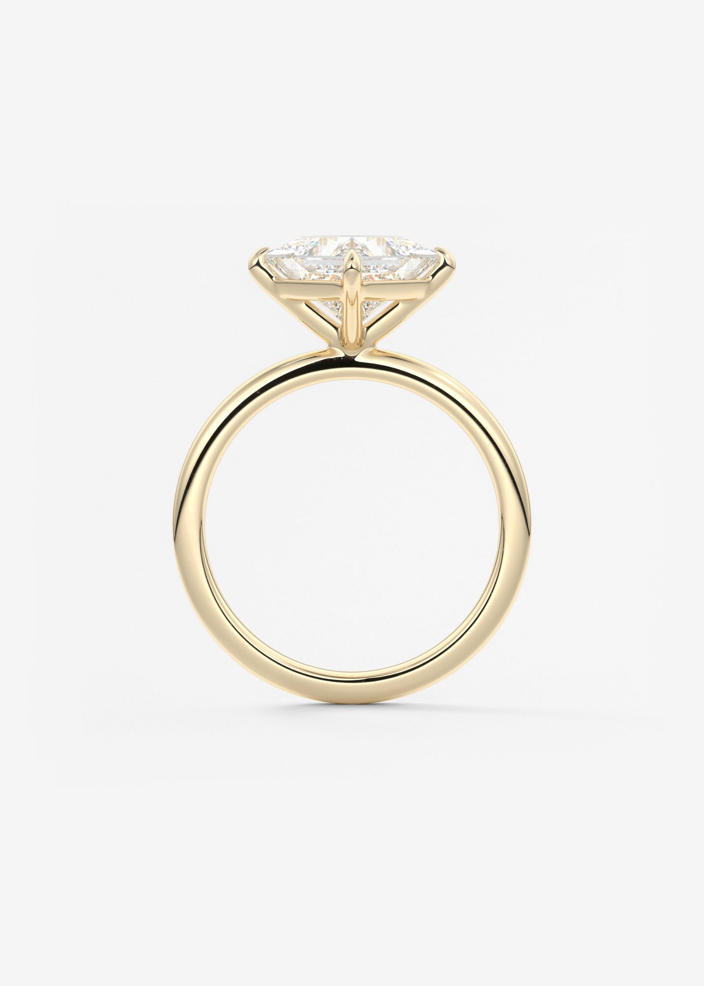 Princess Solitaire Lab Grown Diamond Engagement Ring