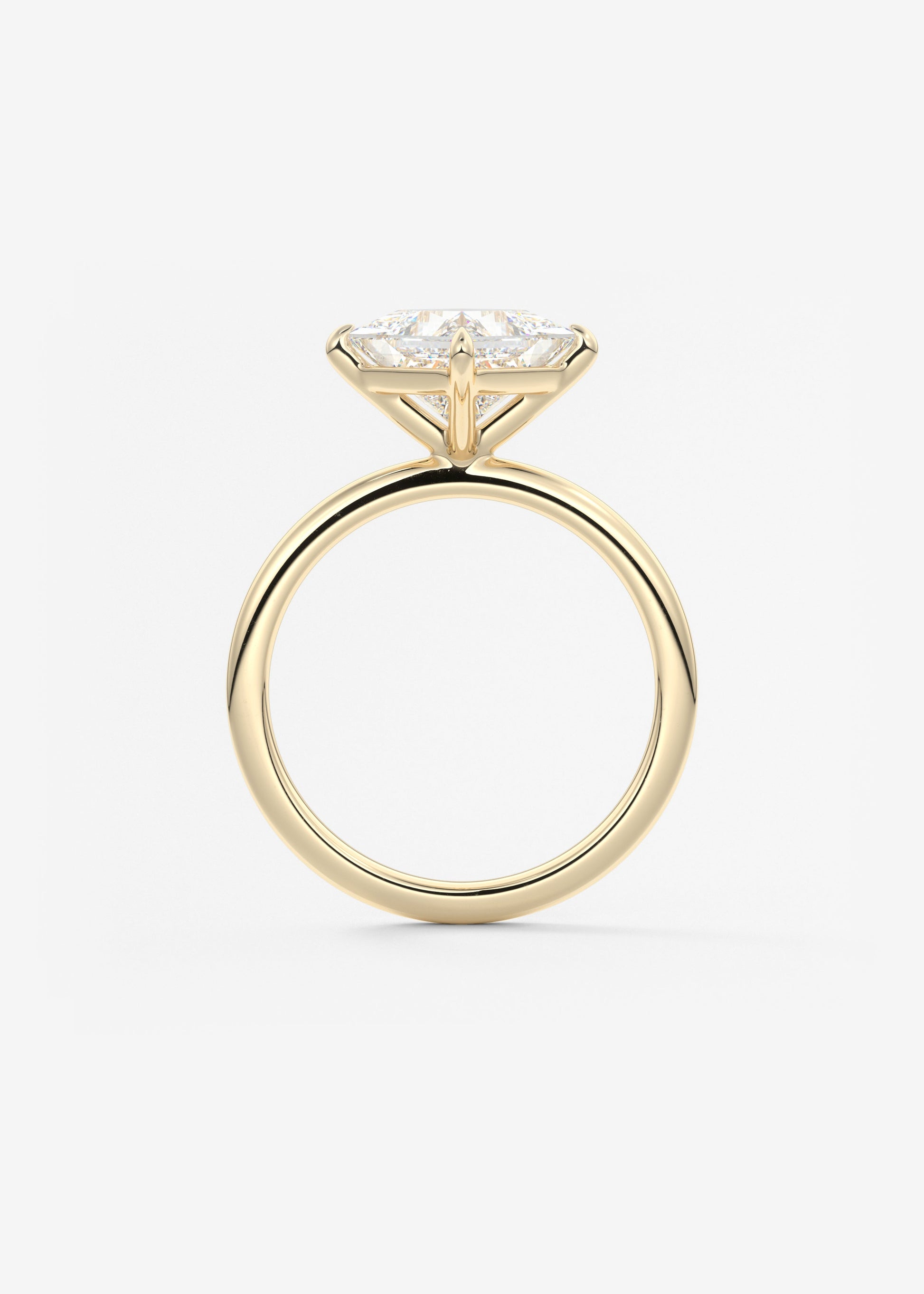 Princess Solitaire Lab Grown Diamond Engagement Ring