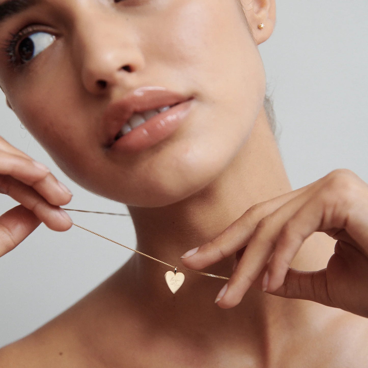 Engravable Heart Necklace