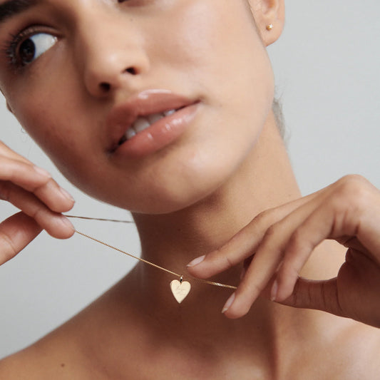 Engravable Heart Necklace