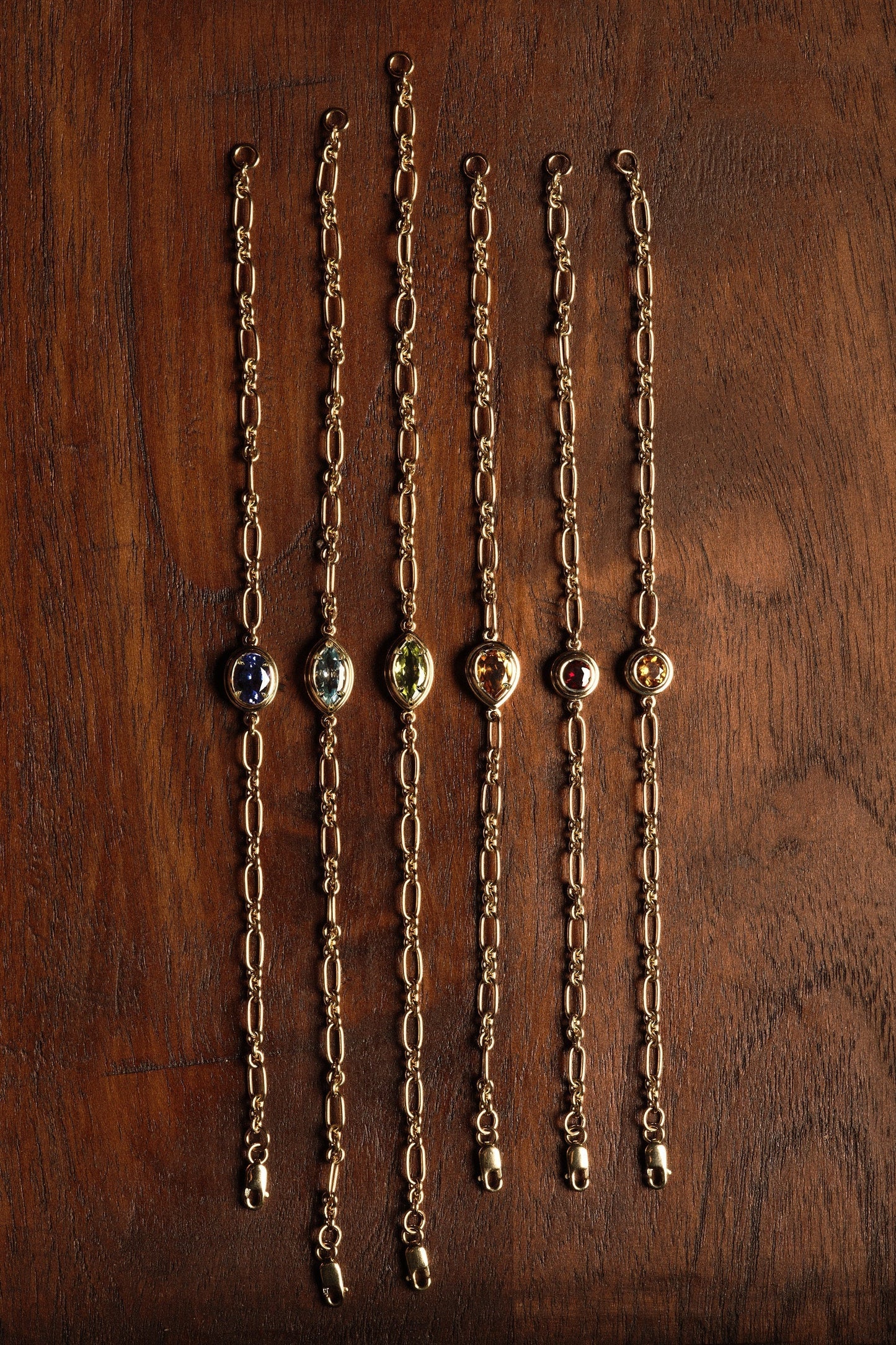 Roma Marquise Gemstone Bracelet | 925 Sterling Silver