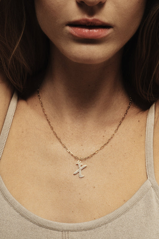 Moissanite Gothic Letter Pendant | 925 Sterling Silver