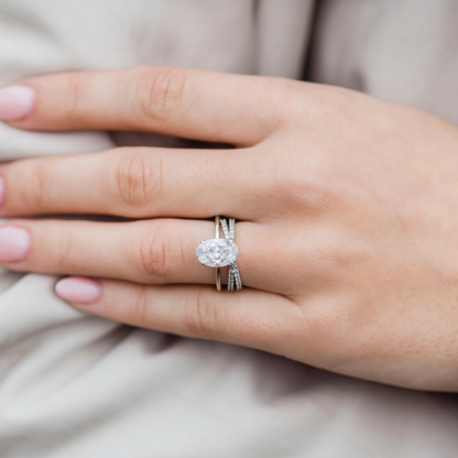 Oval Solitaire Lab Grown Diamond Engagement Ring