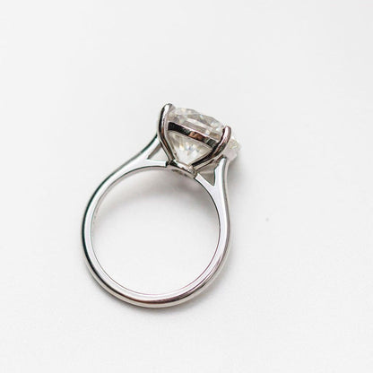 Round Solitaire Lab Grown Diamond Engagement Ring