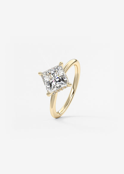 Princess East West Lab Grown Diamond Engagement Ring