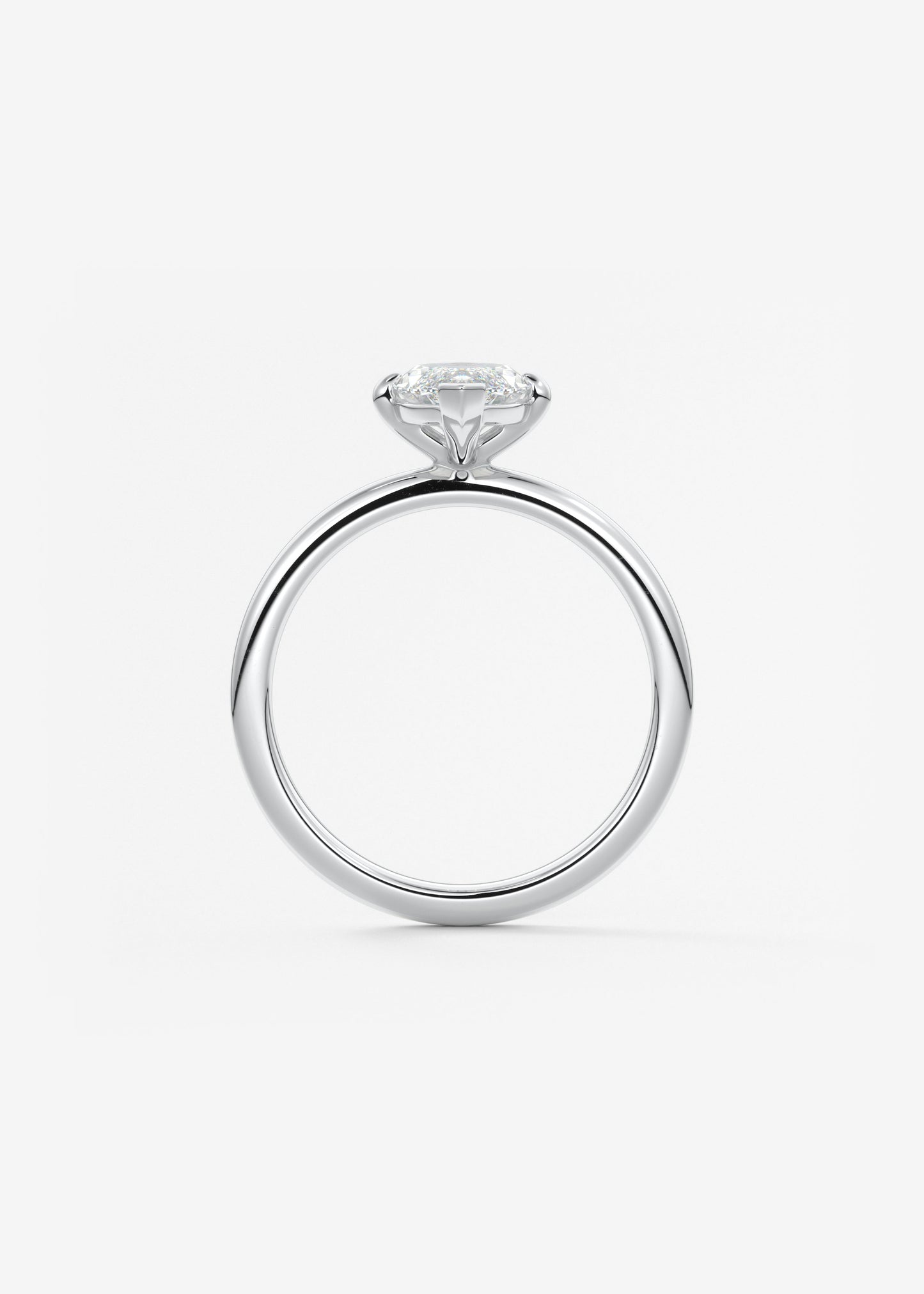 Marquise Solitaire Lab Grown Diamond Engagement Ring