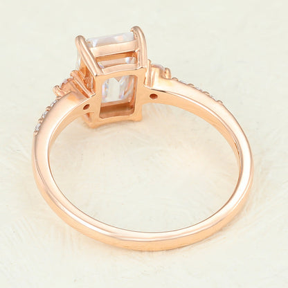 Emerald Pave Lab-Grown Diamond Engagement Ring
