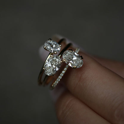 Oval Solitaire Lab Grown Diamond Engagement Ring