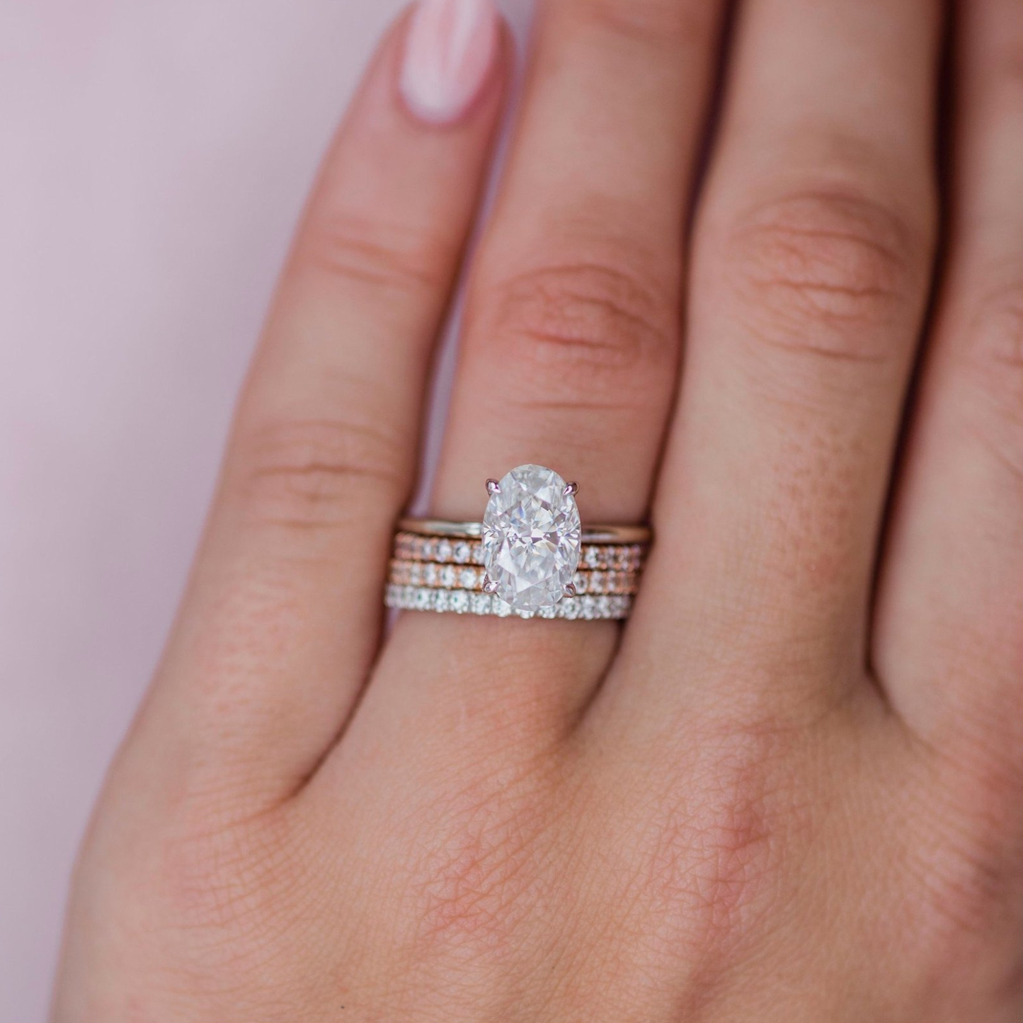 Oval Solitaire Lab Grown Diamond Engagement Ring