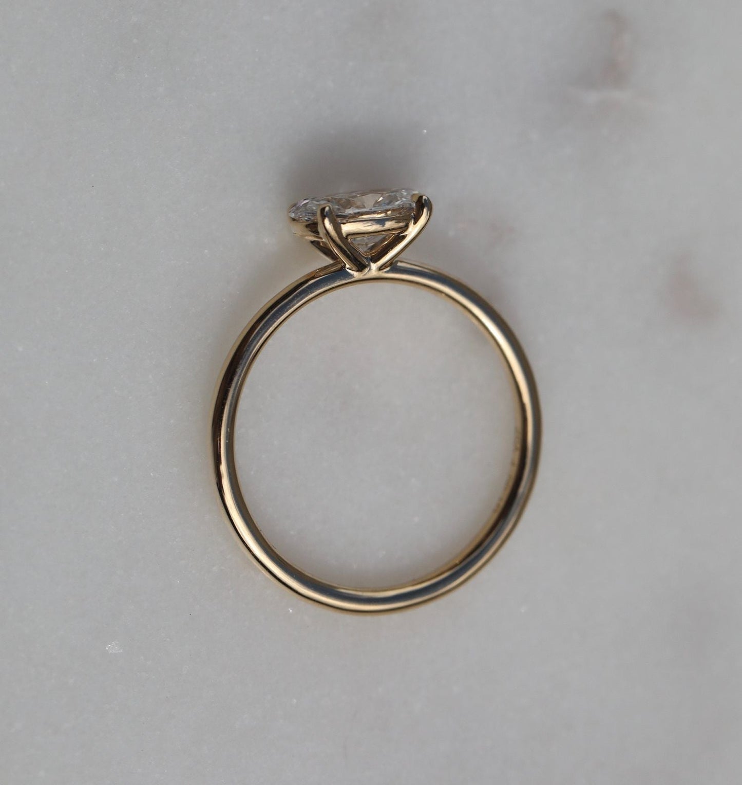 Oval Solitaire Lab Grown Diamond Engagement Ring