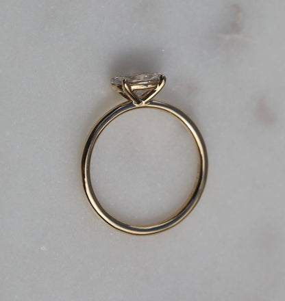 Oval Solitaire Lab Grown Diamond Engagement Ring