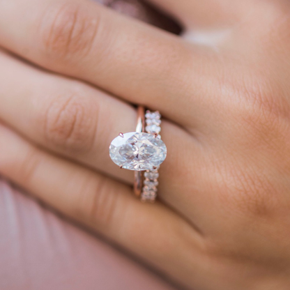 Oval Solitaire Lab Grown Diamond Engagement Ring