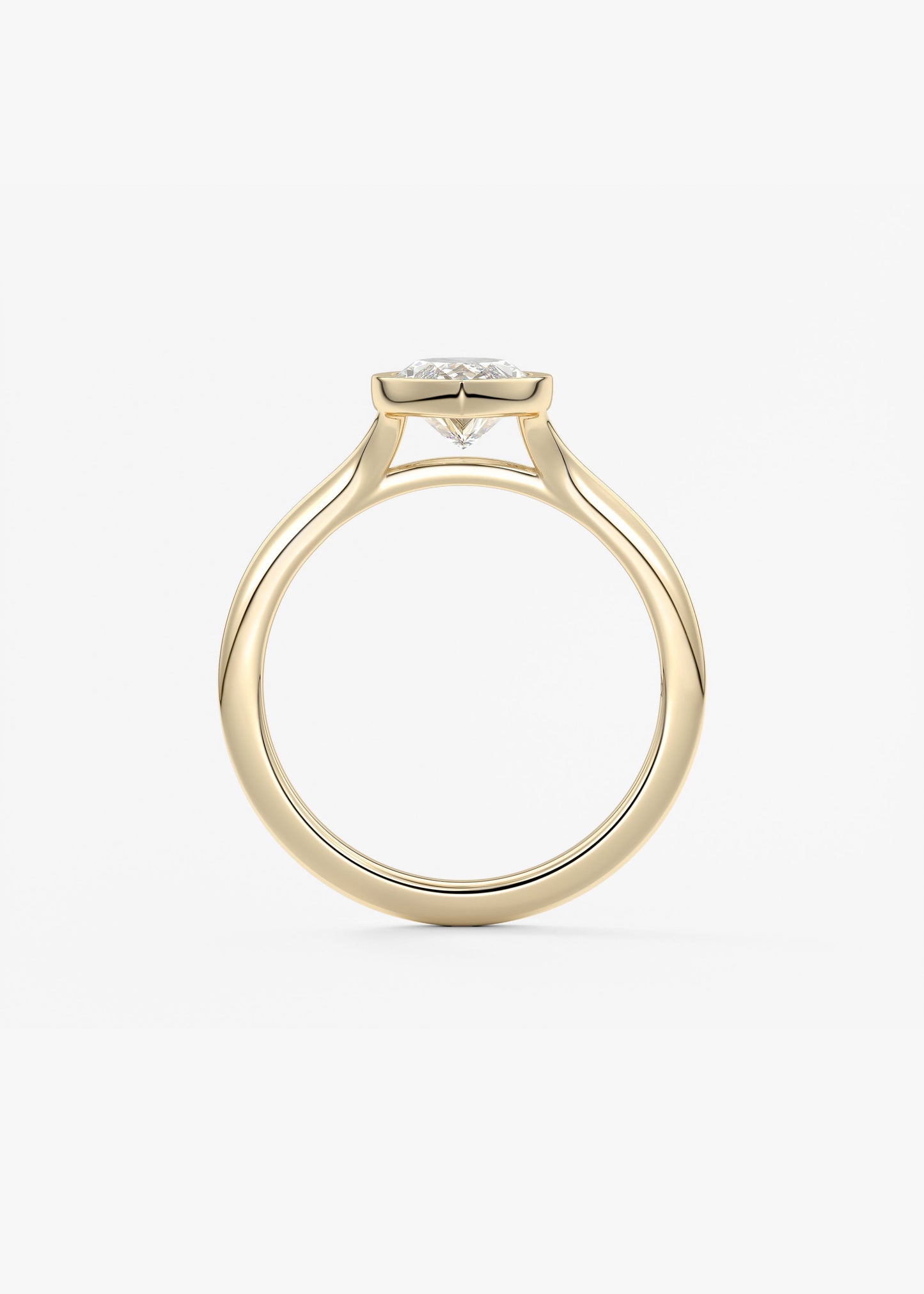Marquise Split Shank Lab Grown Diamond Engagement Ring