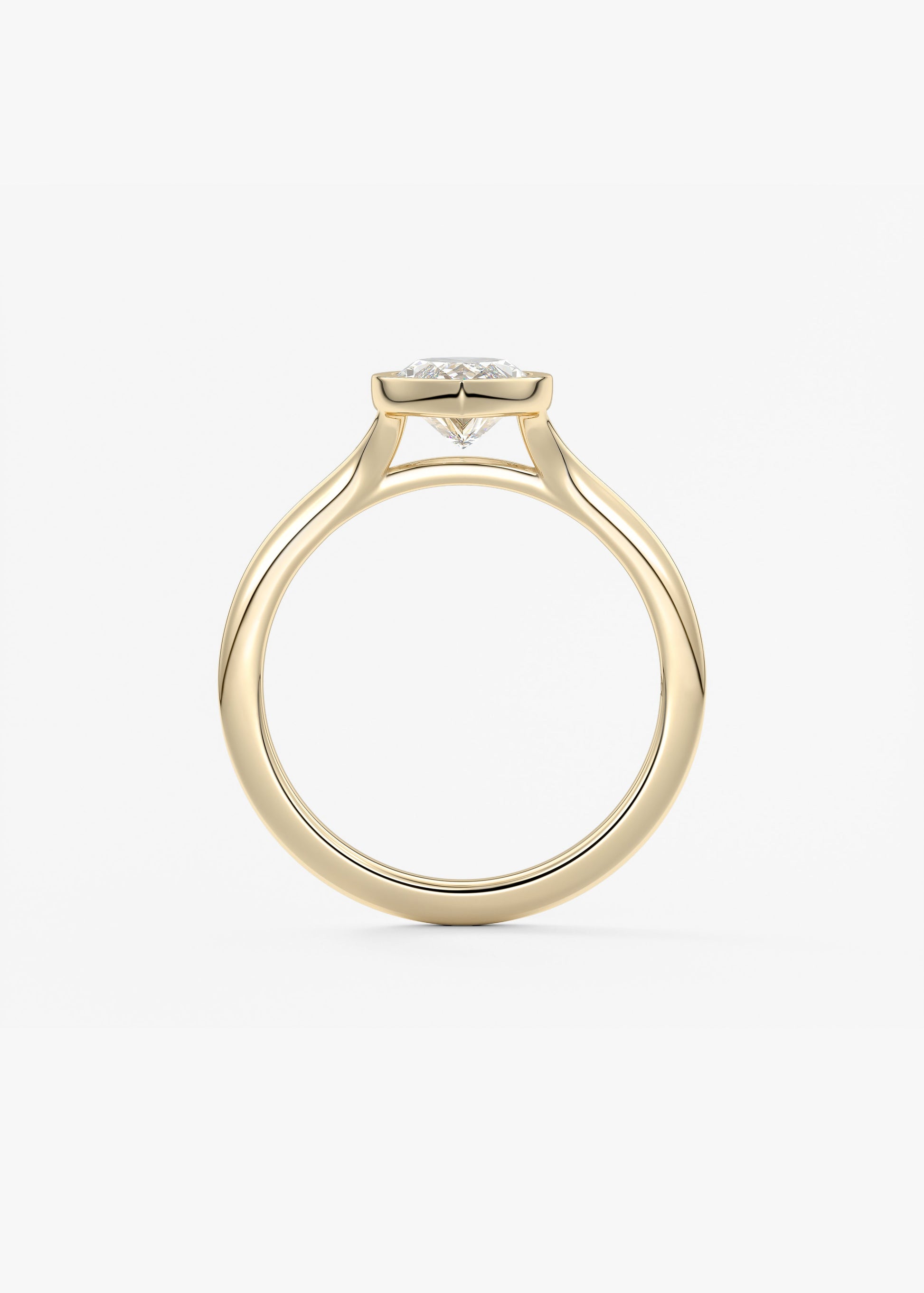 Marquise Split Shank Lab Grown Diamond Engagement Ring