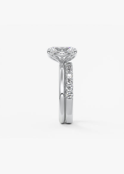 Radiant Solitaire Lab Grown Diamond Engagement Ring