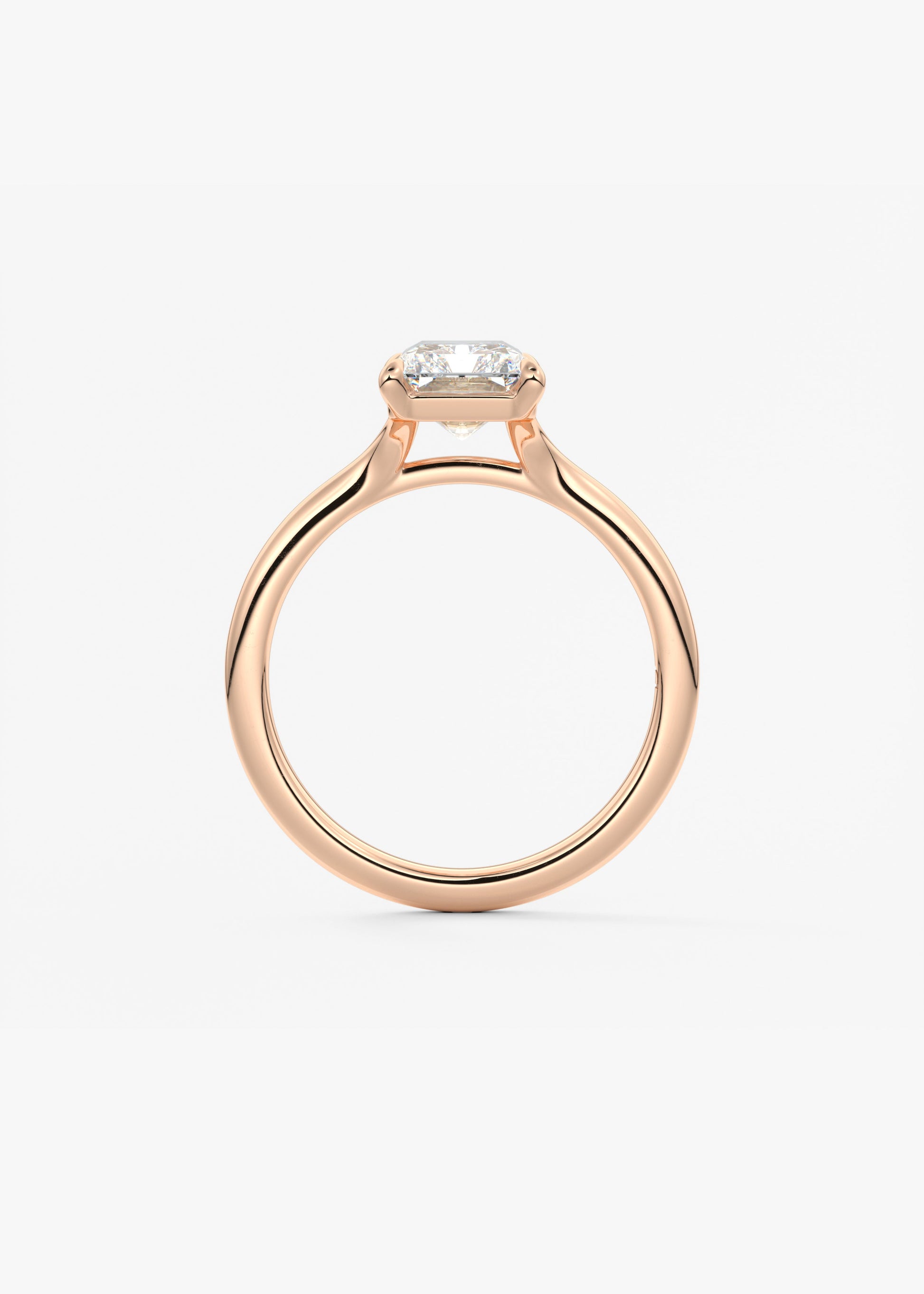 Radiant Split Shank Lab Grown Diamond Engagement Ring