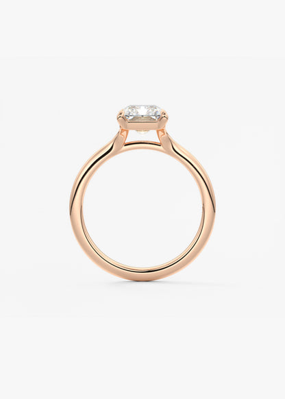 Radiant Split Shank Lab Grown Diamond Engagement Ring