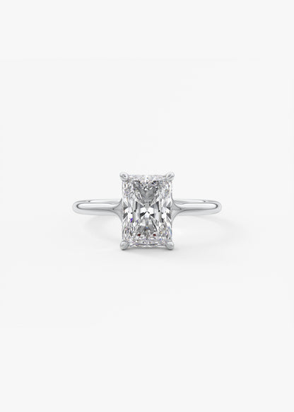Radiant Split Shank Lab Grown Diamond Engagement Ring
