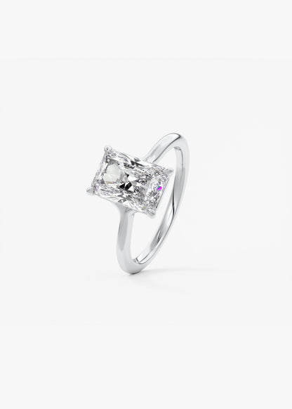 Radiant Split Shank Lab Grown Diamond Engagement Ring