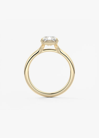Radiant Split Shank Lab Grown Diamond Engagement Ring