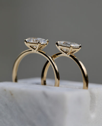 Oval Solitaire Lab Grown Diamond Engagement Ring