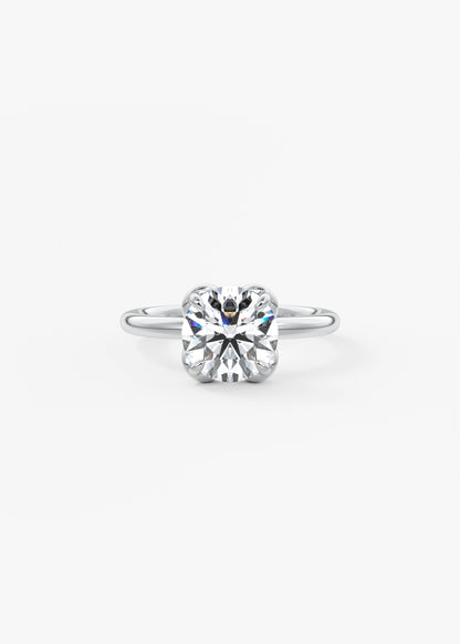 Round Multi Stones Lab Grown Diamond Engagement Ring